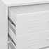 Lady Jillian -  Chest of Drawers White 80x35x101,5 cm Steel